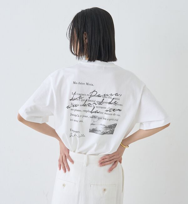 Rouge vif「バックフォト グラフィックロゴTシャツ」|Tシャツ・カットソー|