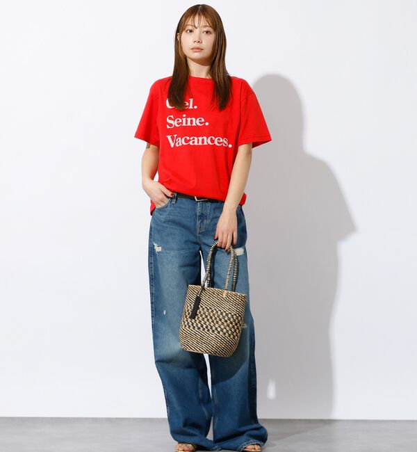 Rouge vif「【BAGMATI / バグマティ】アバカバスケット S / ワンハンドル かごバ」|かごバッグ|