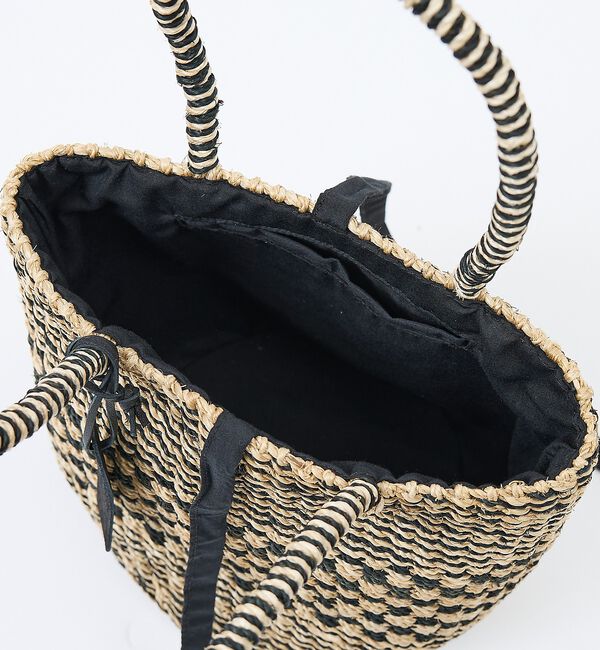 Rouge vif「【BAGMATI / バグマティ】アバカバスケット S / ワンハンドル かごバ」|かごバッグ|