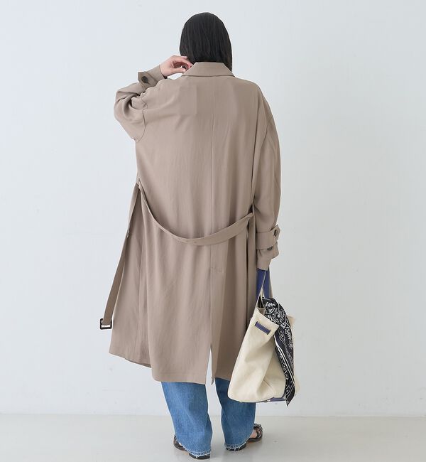 Rouge vif「【2サイズ展開】ステンカラーロングコート」|ステンカラーコート|