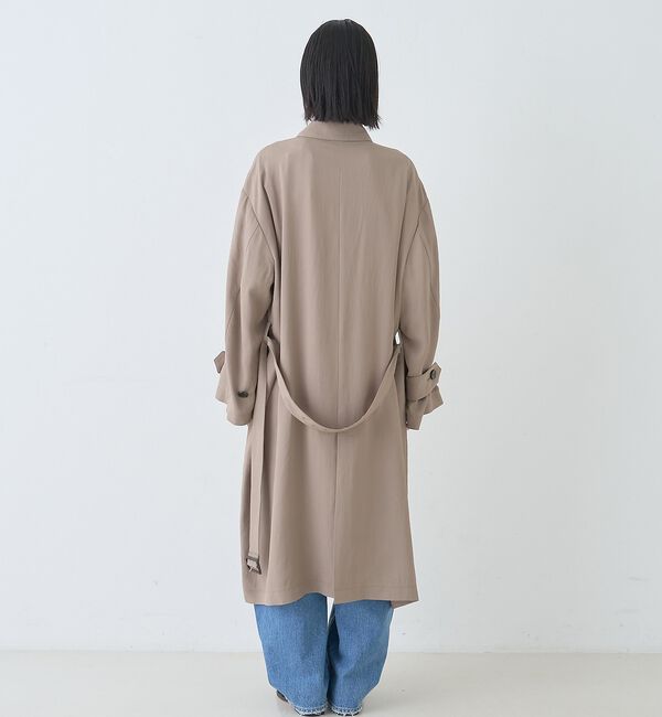 Rouge vif「【2サイズ展開】ステンカラーロングコート」|ステンカラーコート|