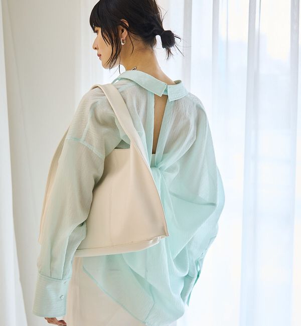 Rouge vif「【2026SS新作】【人気追加】バックツイストシャツ」|シャツ・ブラウス|