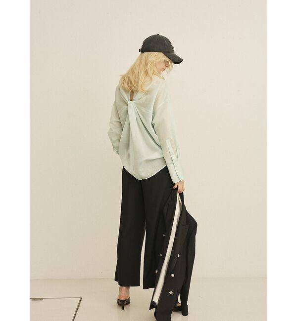 Rouge vif「【2026SS新作】【人気追加】バックツイストシャツ」|シャツ・ブラウス|