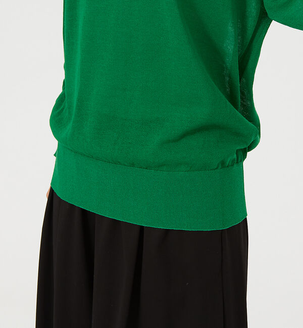 qualite「【アンサンブル対応】シアーウール2WAYニットプルオーバー」|ニット・セーター|