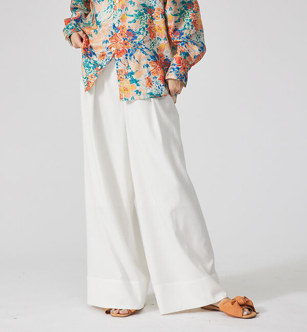 qualite「グルカタックワイドパンツ」|その他|ホワイト