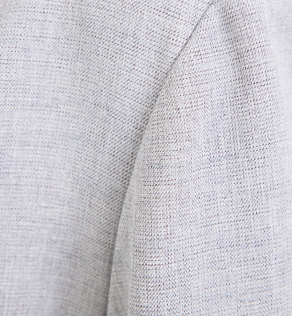qualite「【セットアップ対応】クリスピーリネンジャケット」|ノーカラージャケット|