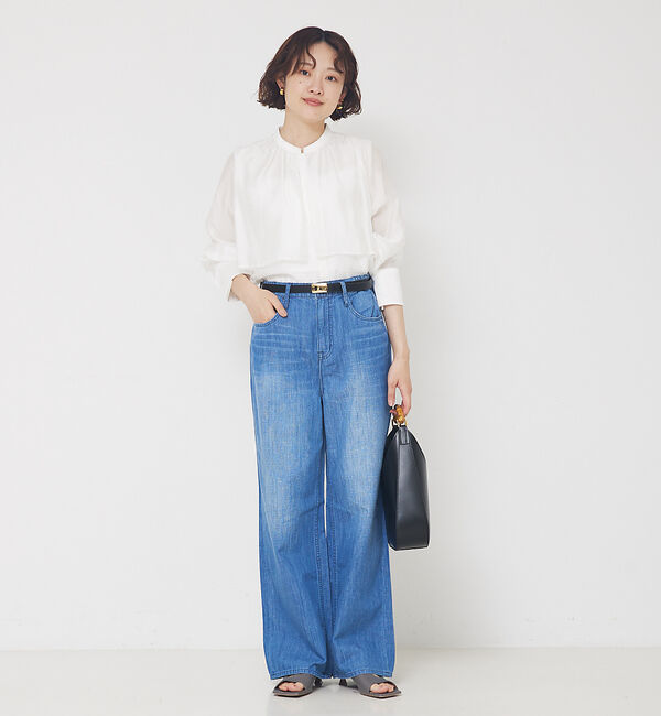 qualite「【Healthy DENIM】Breezy PinkPepper ストレートデニ」|デニム|