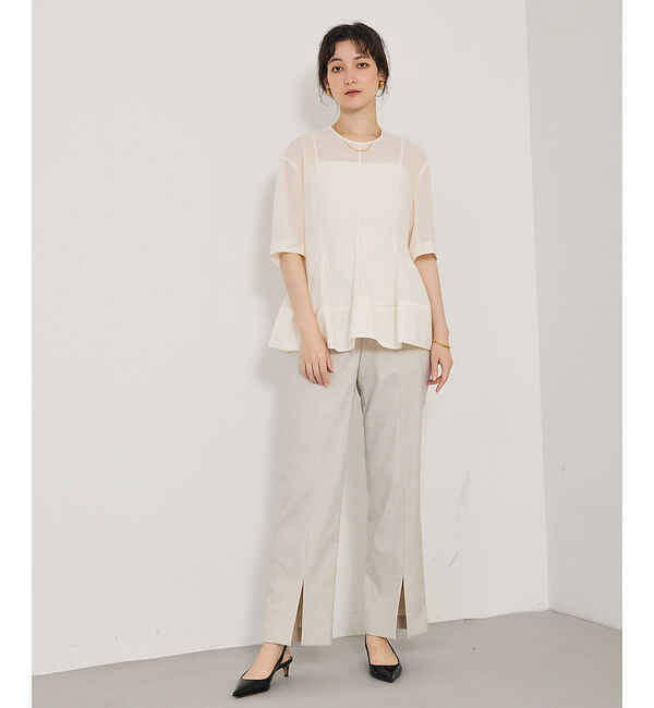 qualite「【セットアップ対応】スリットパンツ」|その他|