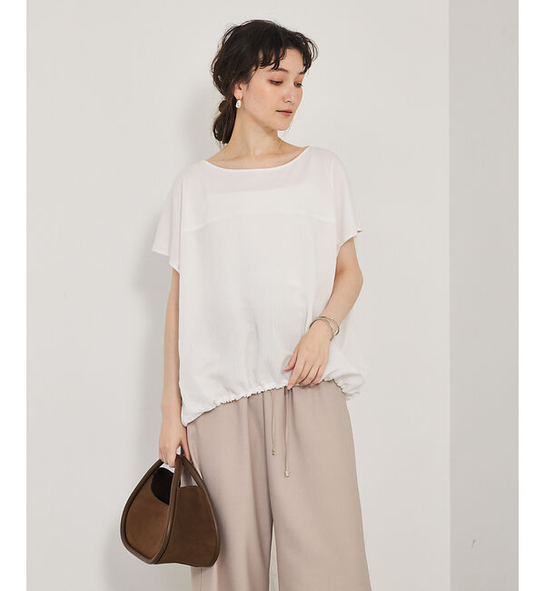 qualite「コンビドロストプルオーバー」|Tシャツ・カットソー|オフホワイト