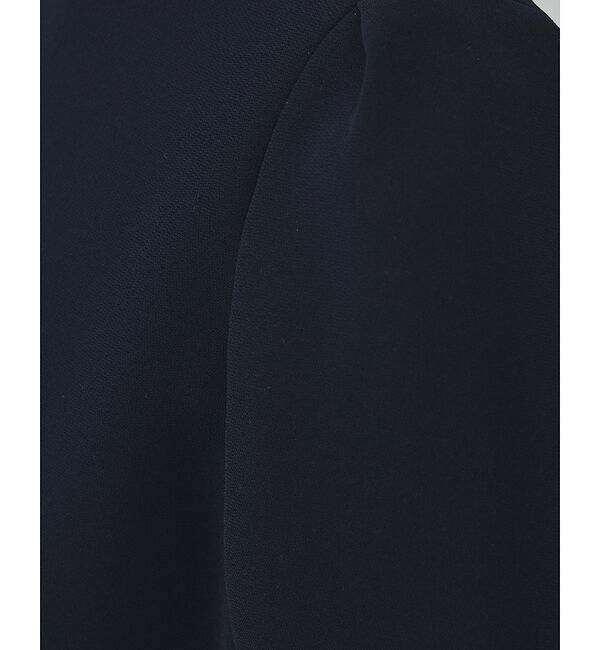 qualite「【シワになりにくい】ライトダブルクロスナローブラウス」|シャツ・ブラウス|