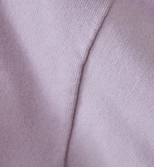 qualite「バイカラーハイネックプルオーバー」|ニット・セーター|