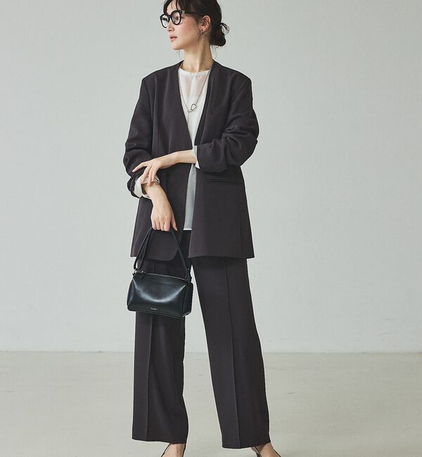 qualite「【セットアップ対応】ドライカルゼフルイドパンツ」|スラックス|