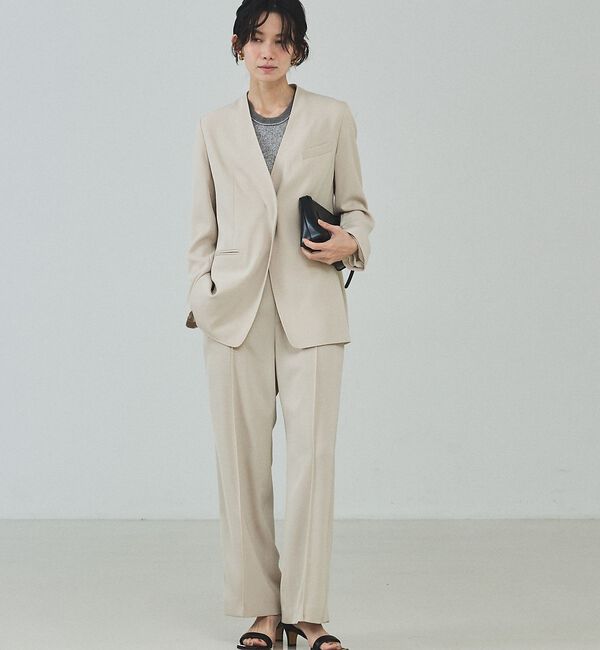 qualite「【セットアップ対応】ドライカルゼフルイドパンツ」|スラックス|