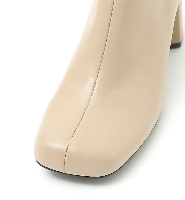 AU BANNISTER「【スノーソール】ボリュームトゥショートブーツ」|ショートブーツ|