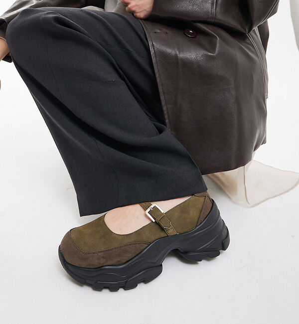 AU BANNISTER「【LAROUTE】メリージェーン 厚底スニーカー」|スニーカー|