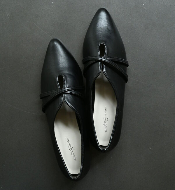 AU BANNISTER「【販売店舗限定】クロスベルトパンプス」|パンプス|ブラック