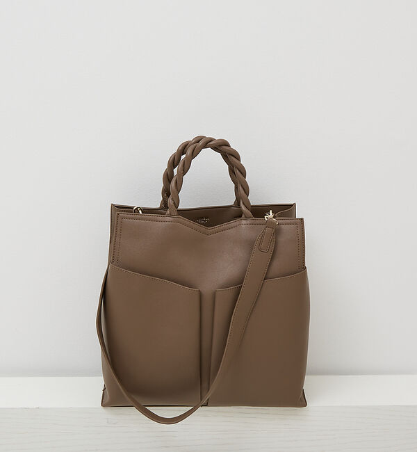 LOWELL things「Twiste/ダブルポケット2WAYトート L」|トートバッグ|