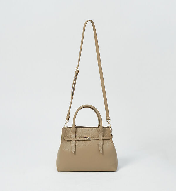 LOWELL things「Belte/レザーベルテッド2WAYトート」|ショルダー・メッセンジャー|