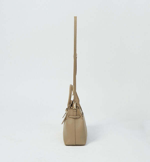 LOWELL things「Belte/レザーベルテッド2WAYトート」|ショルダー・メッセンジャー|