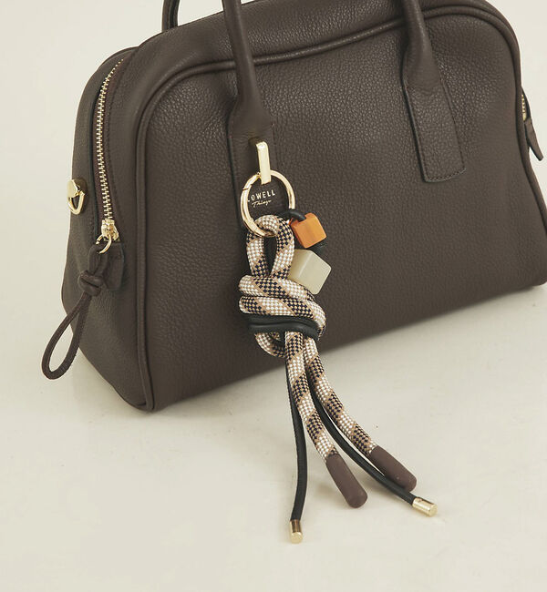 LOWELL things「ロープチャーム」|チャーム・キーホルダー|ブラウン