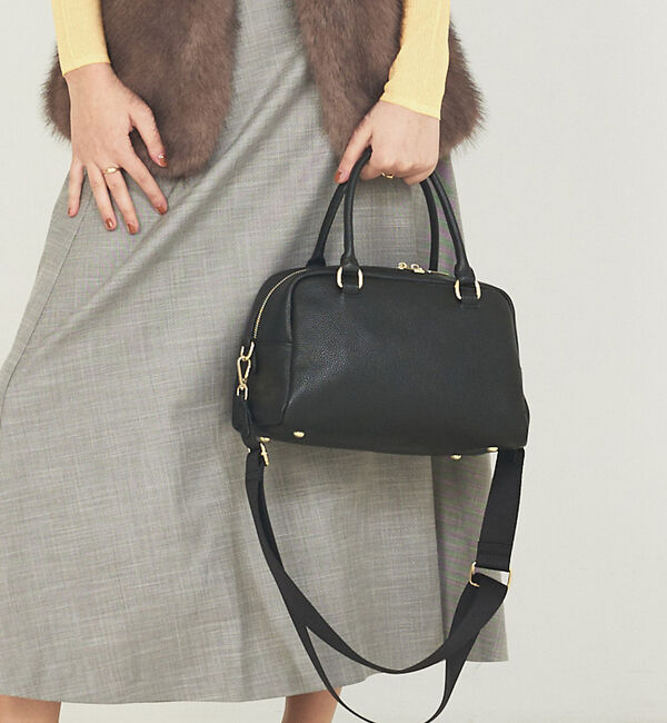 LOWELL things「【新色追加】SOEUR/レザーボストンバッグ」|ボストンバッグ|