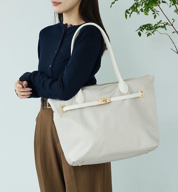 LOWELL things「【BLK追加予約/kariさんコラボ】多機能BELTEDナイロントート/A4/通」|ビジネスバッグ|