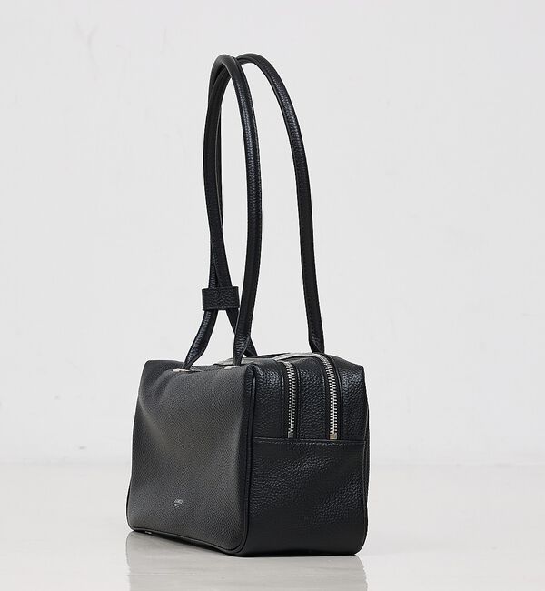 LOWELL things「Raffy/レザースクエアボストン」|ボストンバッグ|