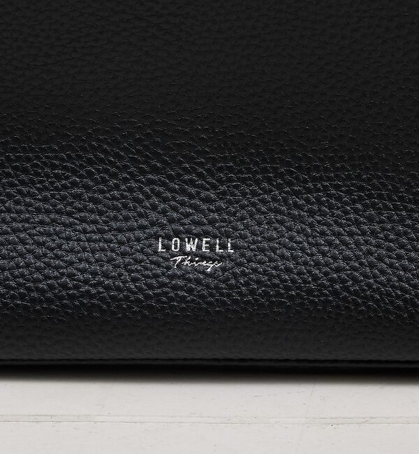 LOWELL things「Raffy/レザースクエアボストン」|ボストンバッグ|
