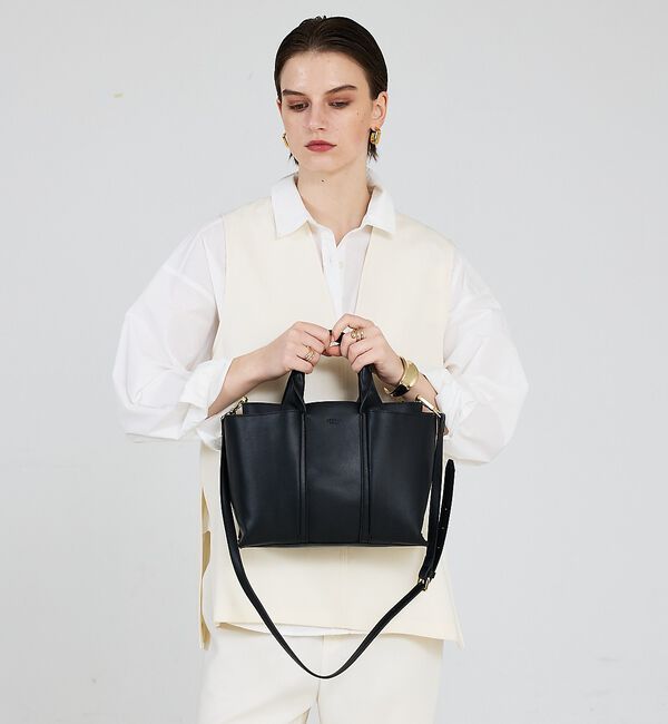 LOWELL things「Ordi/ダブルポケット2WAYトートM」|ショルダー・メッセンジャー|