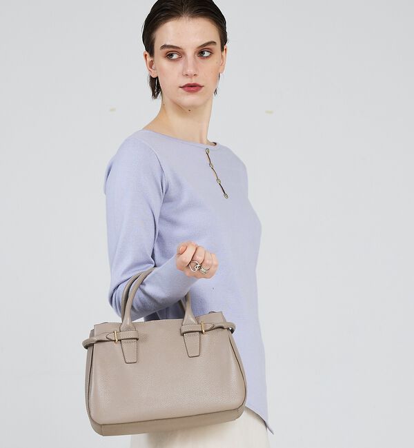 LOWELL things「Lien/レザー3層2WAYトート」|トートバッグ|