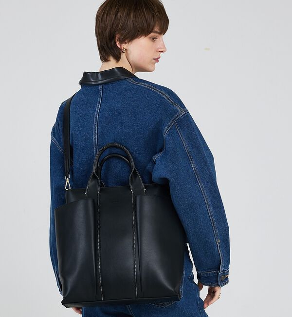 LOWELL things「Ordi/ダブルポケット2WAYトートL」|トートバッグ|