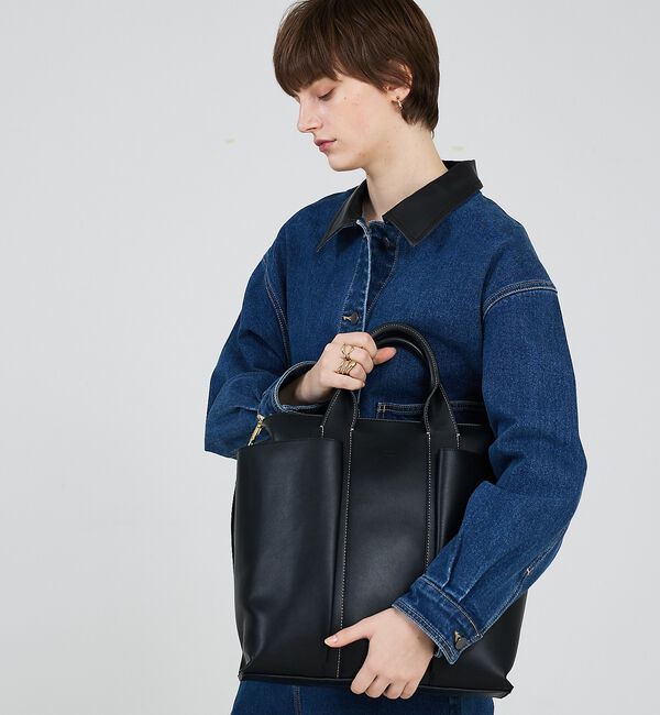 LOWELL things「Ordi/ダブルポケット2WAYトートL」|トートバッグ|