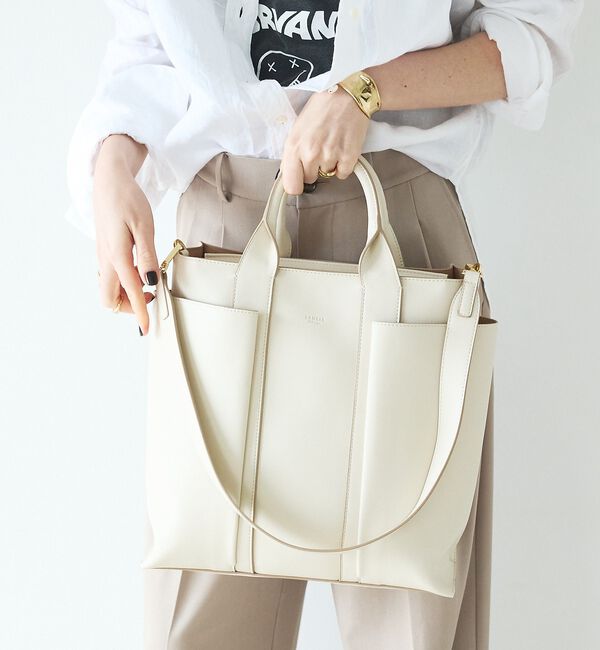 LOWELL things「Ordi/ダブルポケット2WAYトートL」|トートバッグ|