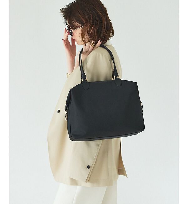 LOWELL things「Porta/A4/2WAYボストンバッグL」|ボストンバッグ|ブラック
