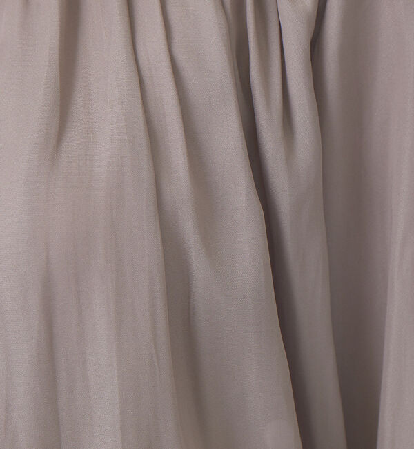 abahouse mavie「ヴィンテージサテンミモレ丈スカート」|スカート|