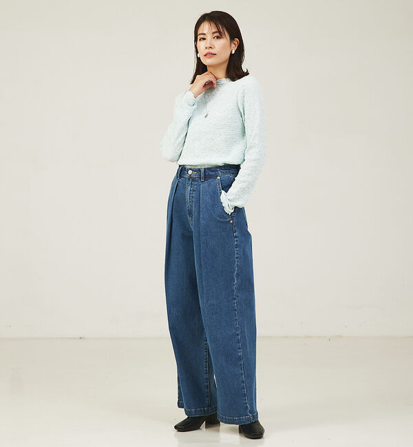 abahouse mavie「シャーリングメロープルオーバー」|シャツ・ブラウス|