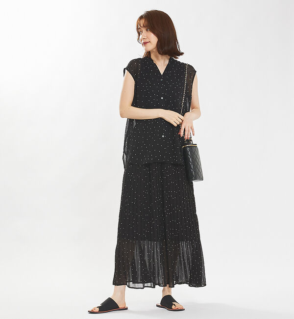 abahouse mavie「【セットアップ対応】ストリングノースリシャツ」|シャツ・ブラウス|