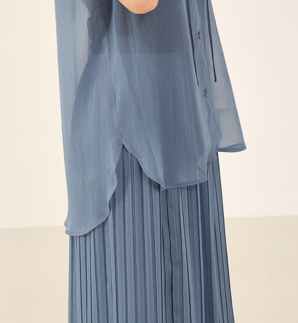 abahouse mavie「【セットアップ対応】ストリングノースリシャツ」|シャツ・ブラウス|