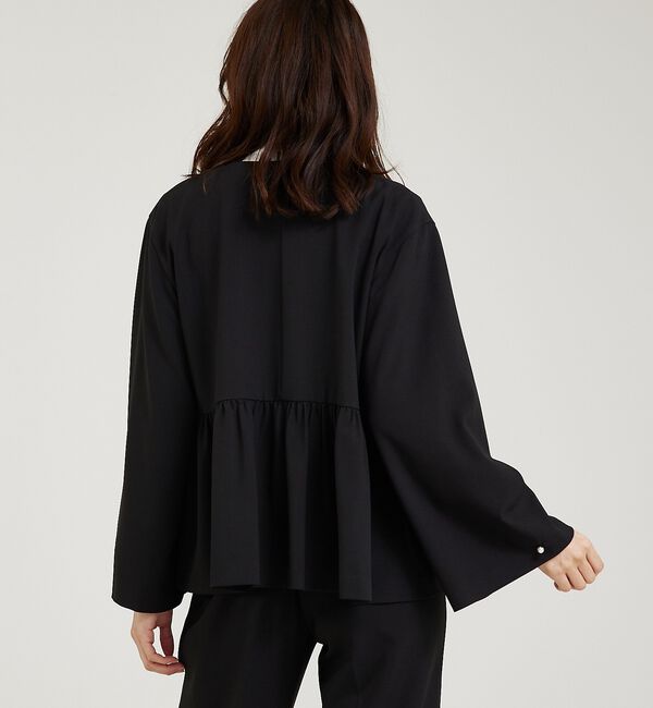 abahouse mavie「【WEB Domani掲載】【セットアップ対応/エニデイカセット】ノーカラーボレ」|ノーカラージャケット|