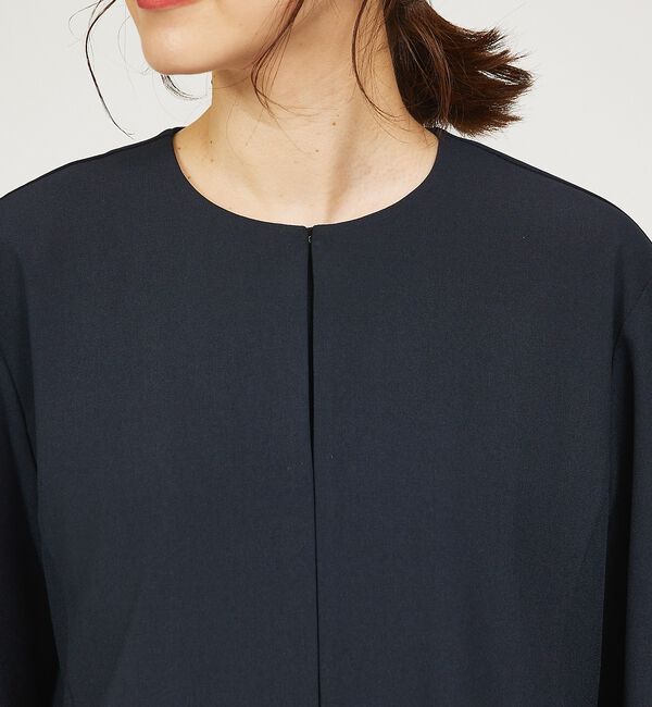 abahouse mavie「【WEB Domani掲載】【セットアップ対応/エニデイカセット】ノーカラーボレ」|ノーカラージャケット|
