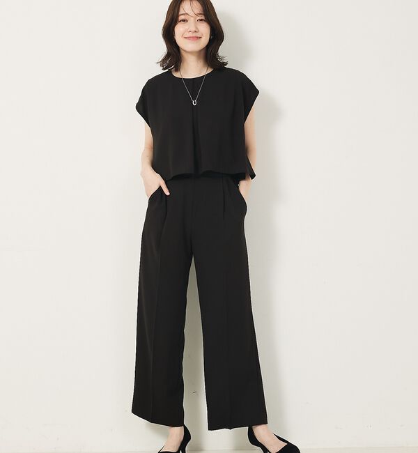 abahouse mavie「【エニデイカセット・サマー】ジョーゼットタックフレアーブラウス」|シャツ・ブラウス|