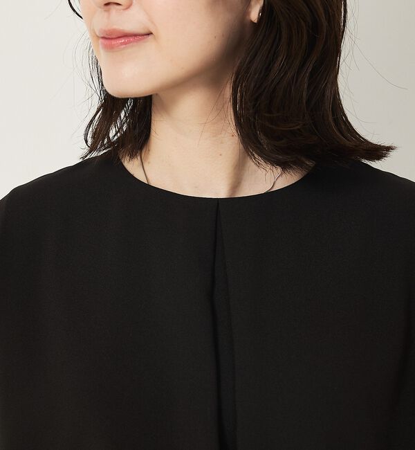 abahouse mavie「【エニデイカセット・サマー】ジョーゼットタックフレアーブラウス」|シャツ・ブラウス|