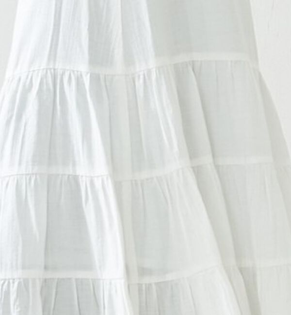 abahouse mavie「【ペチ付き】ティアードスカート/春服/夏服/マキシ/レイヤード」|スカート|