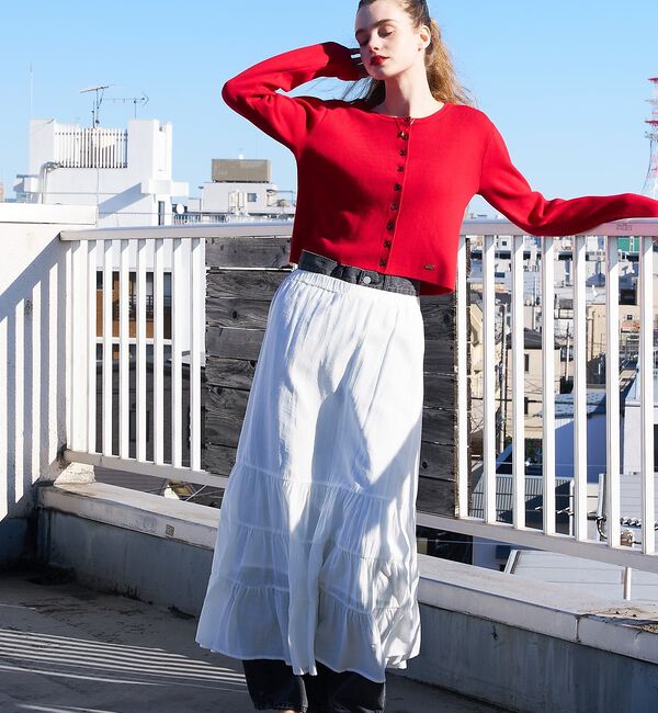 abahouse mavie「ショートカーディガン」|カーディガン|