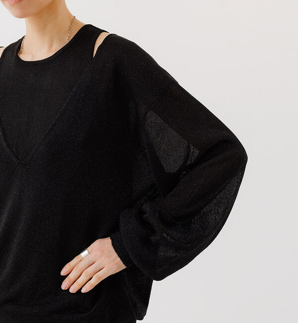 The Store by C' 「【COCUCA】ツインライク レイヤード ニット」|ニット・セーター|