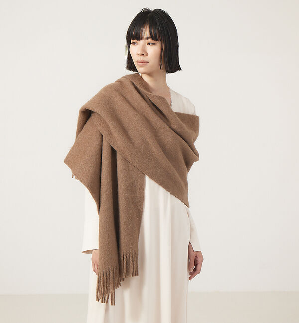 The Store by C' 「【ASAUCE MELER】ベビーキャメルストール」|マフラー|