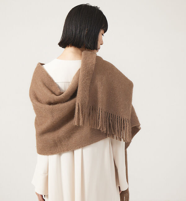 The Store by C' 「【ASAUCE MELER】ベビーキャメルストール」|マフラー|
