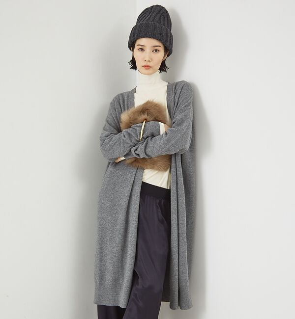 The Store by C' 「【COCUCA】ウールロングカーディガン」|カーディガン|