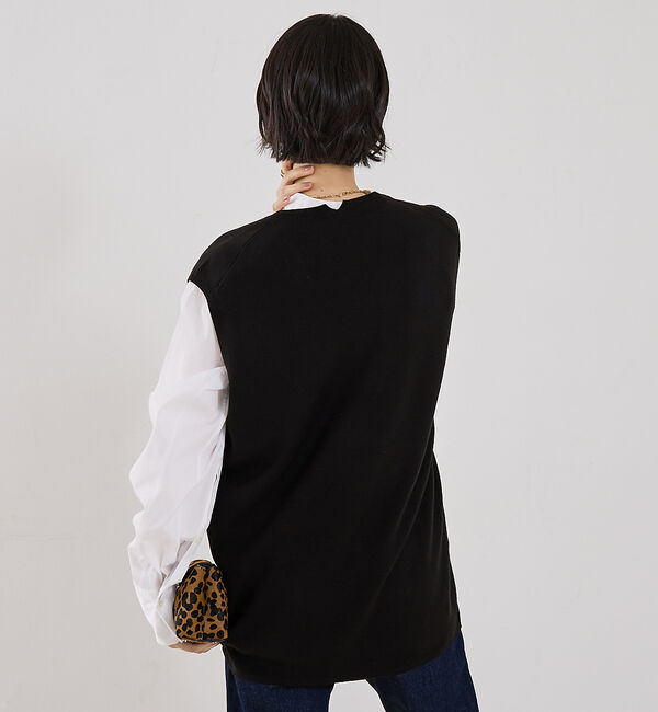 The Store by C' 「【COCUCA】スムースロングニットベスト」|ベスト・ジレ|