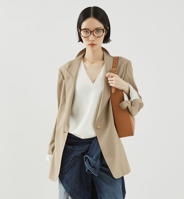 The Store by C' 「【COCUCA】テーラードジャケット」|テーラードジャケット|ベージュ